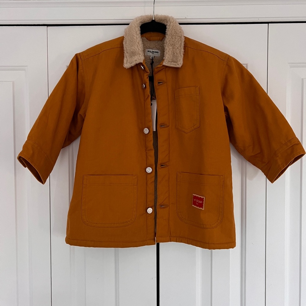 NWT Wildkind Shearling Coat